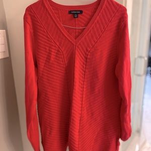 Lands End Coral Sweater